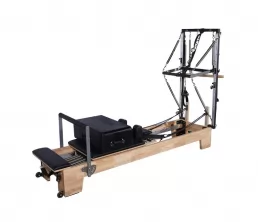 DeLuxe Oak Wood Pilates Reformer com meio trapézio