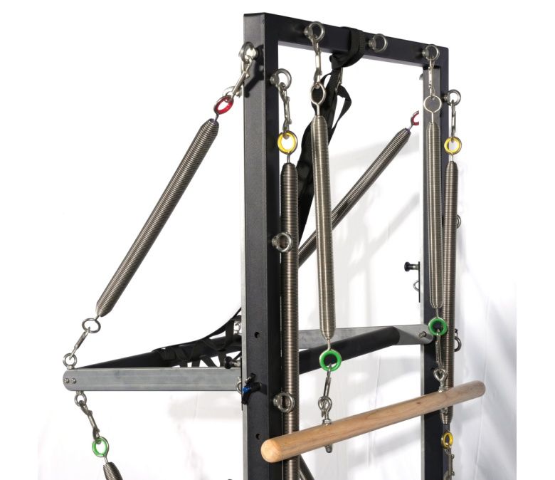 DeLuxe Oak Wood Pilates Reformer com meio trapézio