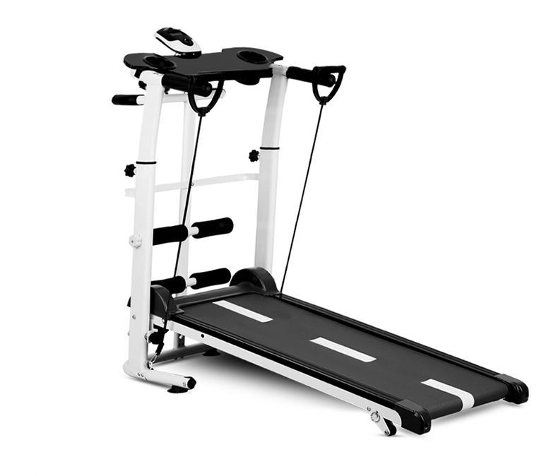 Máquina de corrida dobrável doméstico em esteira multifuncional de condicionamento físico
