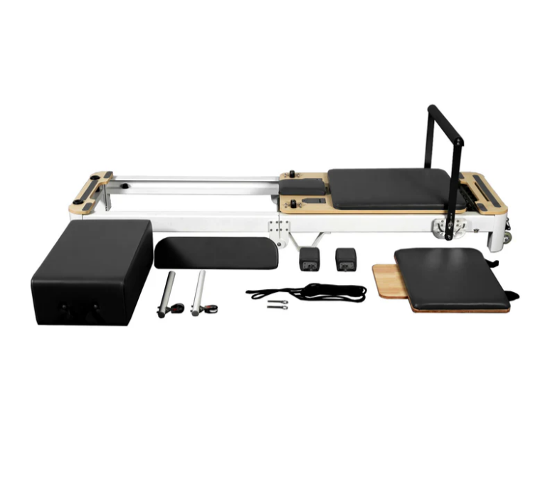 Alumínio branco Pilates Reformer para venda