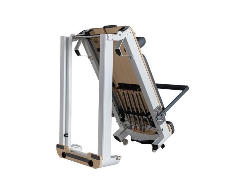Alumínio branco Pilates Reformer para venda