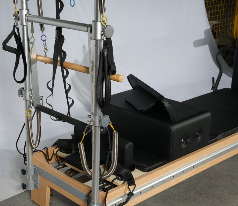 Maple Full Track Split Pilates Reformer com torre