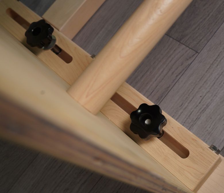 Barril de pilates de madeira de estúdio personalizada