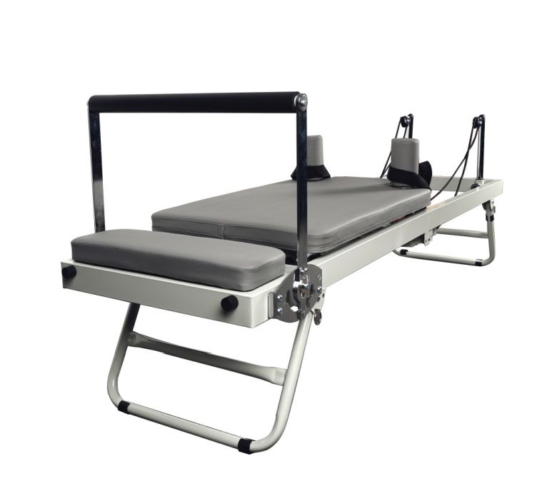 Máquina Pilates de reformador dobrável para uso doméstico
