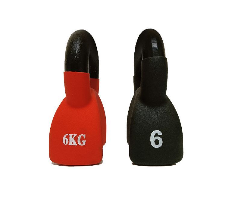 Kettlebell com revestimento de vinil único com contornos