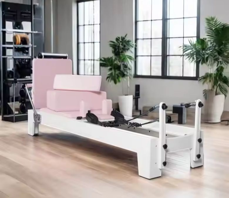 Equipamento de Pilates Rosa Painted White Painted Pilates