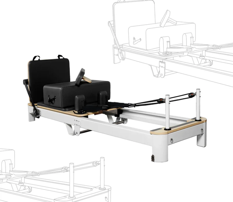 Alumínio branco Pilates Reformer para venda