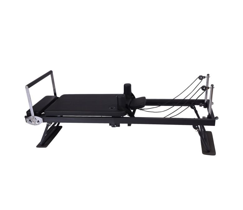 Máquina Pilates de reformador dobrável para uso doméstico