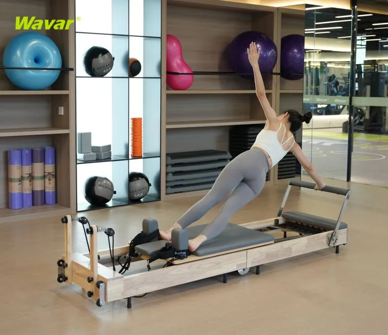 Balance de madeira dobrável Pilates Pilates Core Bed Reformer
