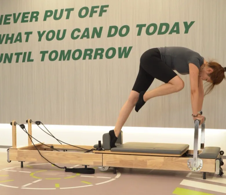 Balance de madeira dobrável Pilates Pilates Core Bed Reformer