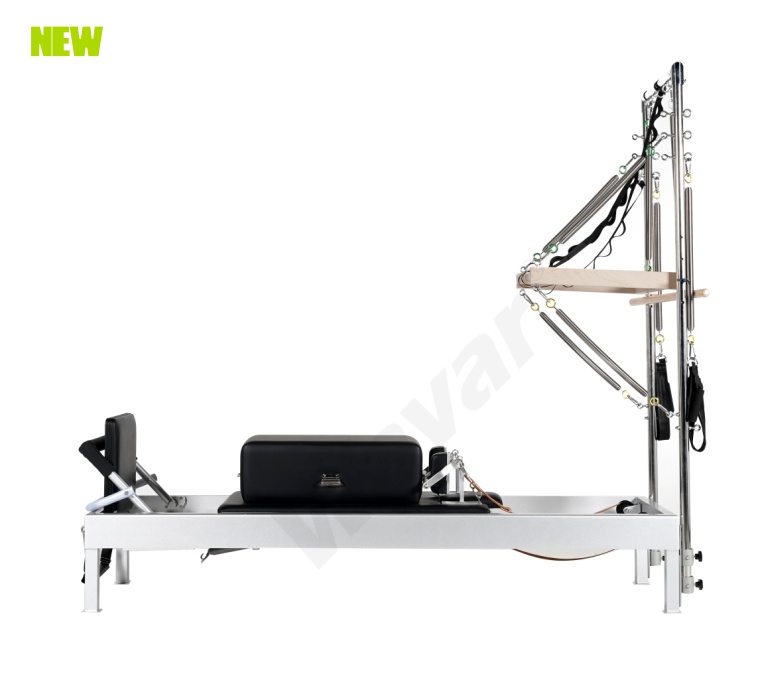 Reformer clássico de Pilates com torre