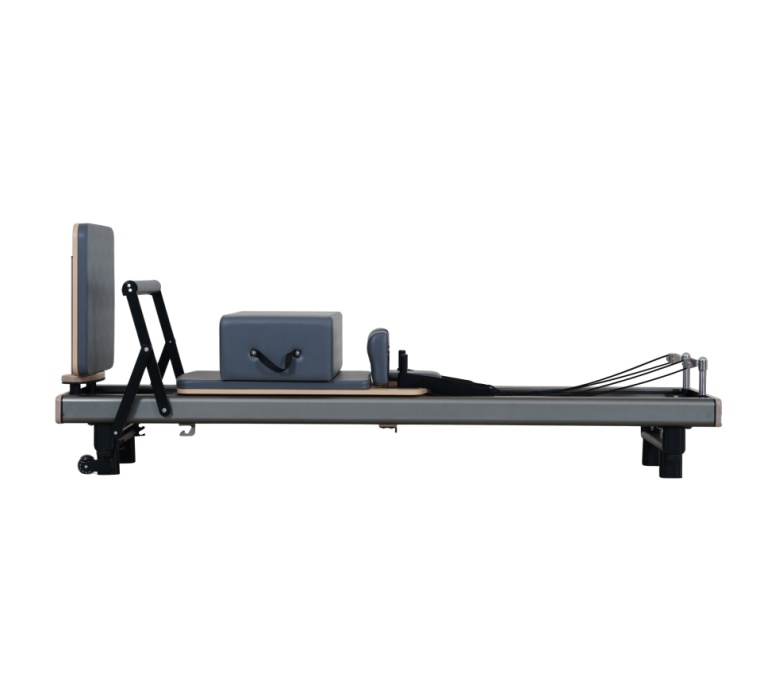 Gunmetal cinza anodizado alumínio Pilates Reformer Bed