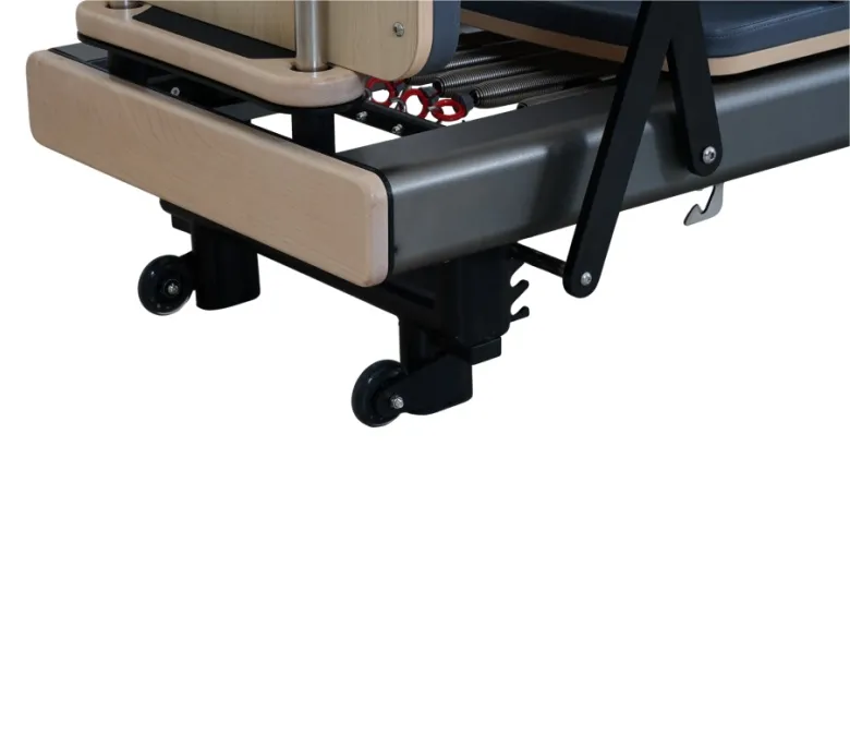Gunmetal cinza anodizado alumínio Pilates Reformer Bed