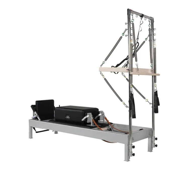 Reformer clássico de Pilates com torre
