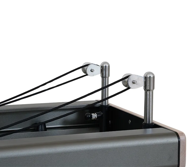 Gunmetal cinza anodizado alumínio Pilates Reformer Bed