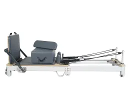 Alumínio branco Pilates Reformer para venda