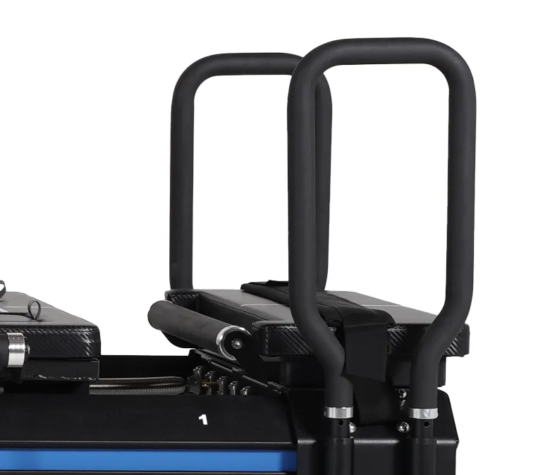 Vaso azul grande equipamento de reformador pilates
