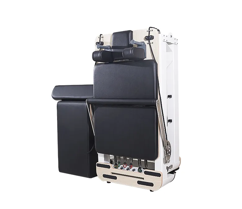 Reformador De Pilates Dobrável De Alumínio Branco Para Venda