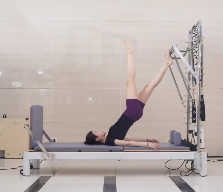 Reformador De Pilates Em Liga De Alumínio Studio Com Torre