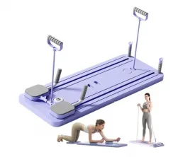 5 em 1 Multifuncional Dobr&aacute;vel Pilates Abdominal Board Reformador Port&aacute;til