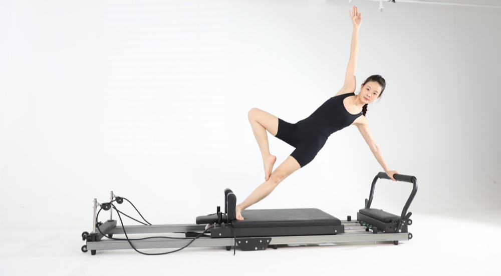 Wavar® Exclusive Design Patent Aluminum Aluman Folding Pilates Reformer