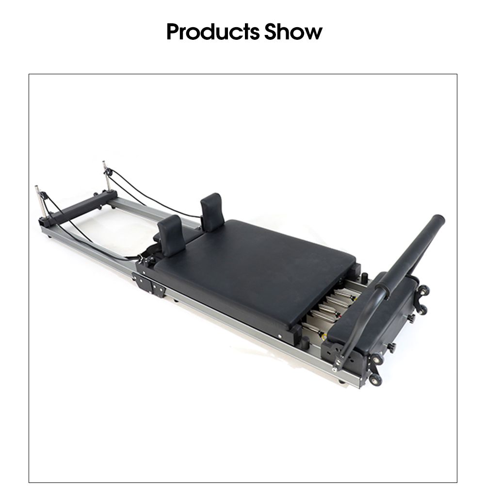 Wavar® Exclusive Design Patent Aluminum Aluman Folding Pilates Reformer