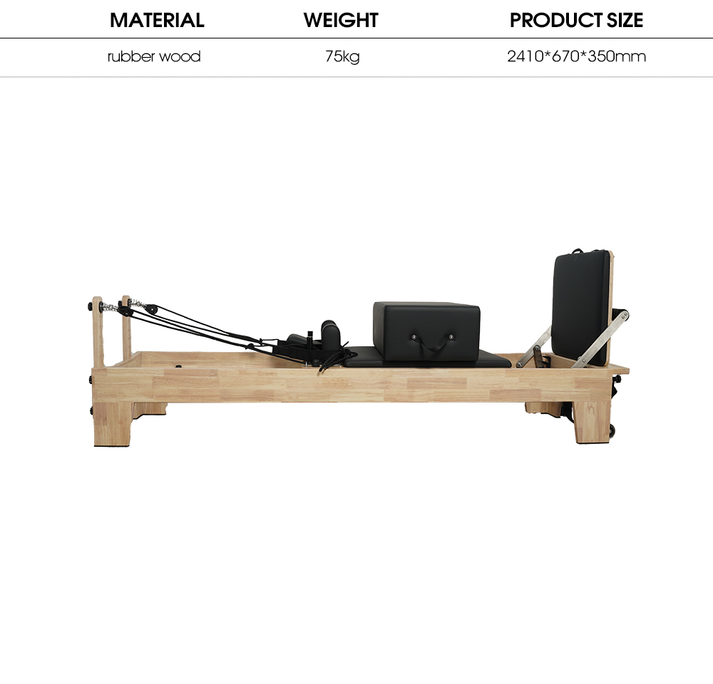 New Oak Reformer ruim com a barra de pés integrados