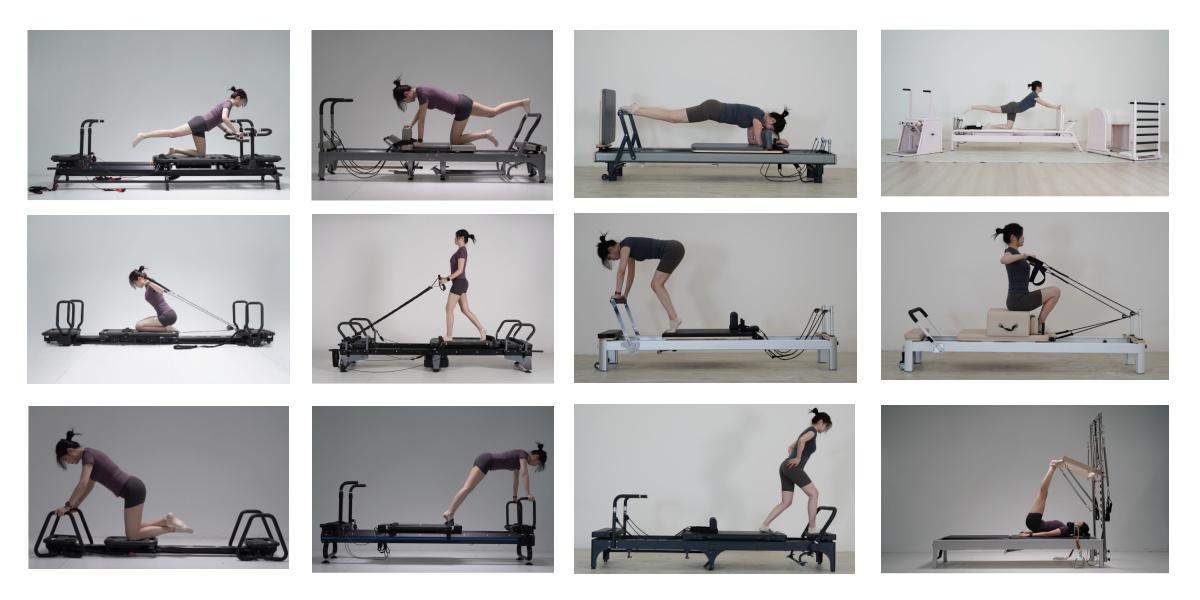 Máquina de reformador grande multifuncional Pilates