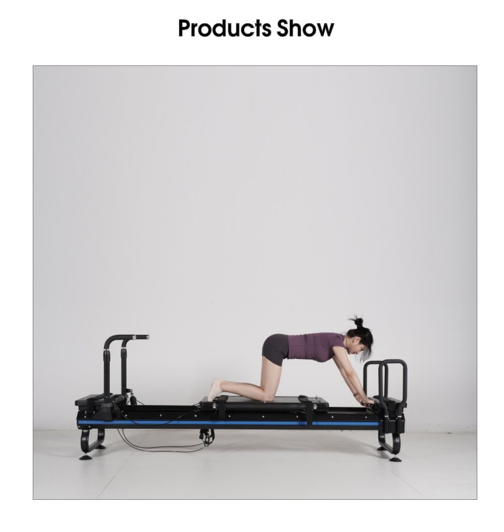 Vaso azul grande equipamento de reformador pilates